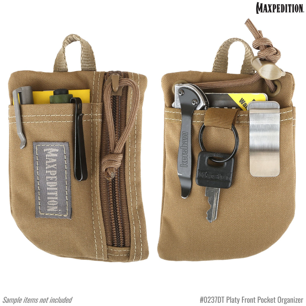 Maxpedition Platy Khaki Front Pocket Organiser