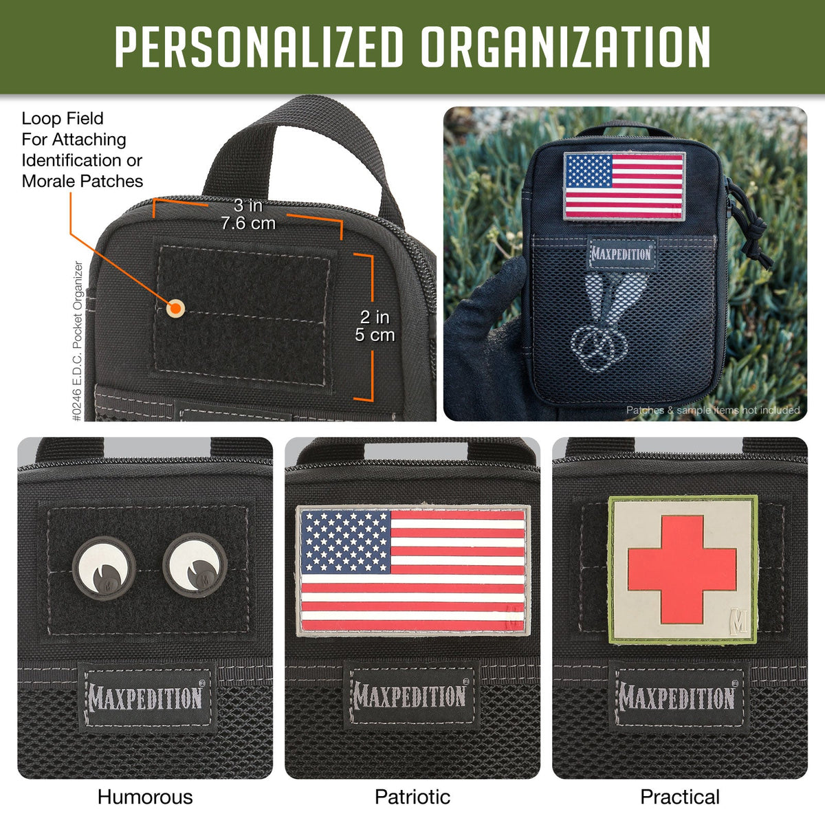 Maxpedition E.D.C. Black Pocket Organiser