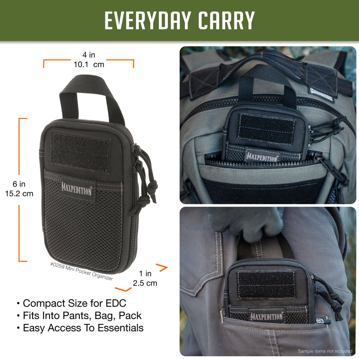 Maxpedition Mini OD Green Pocket Organiser