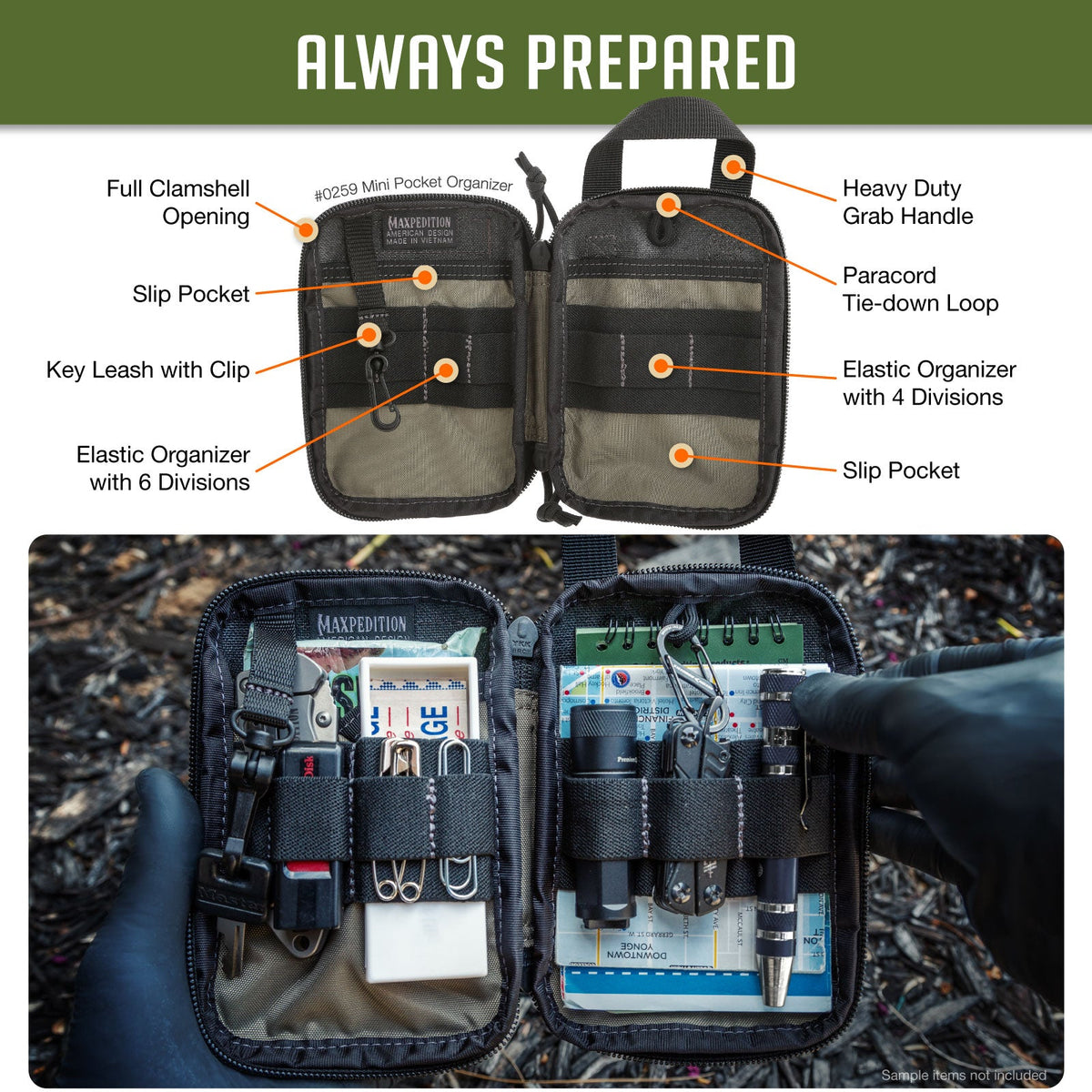 Maxpedition Mini OD Green Pocket Organiser