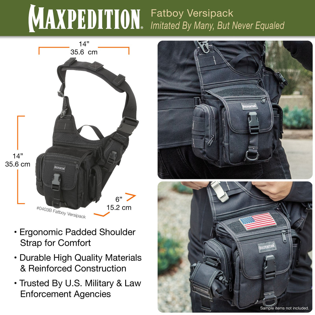 Maxpedition FatBoy Khaki Versipack
