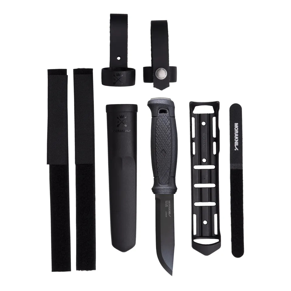 Mora Garberg BlackBlade (C) with Multi-Mount Bushcraft Knife