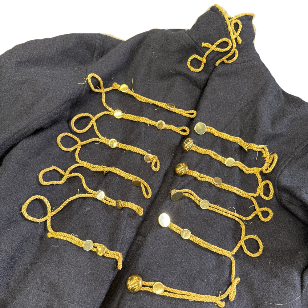 British Military Women's Black Jacket with Gold Braiding