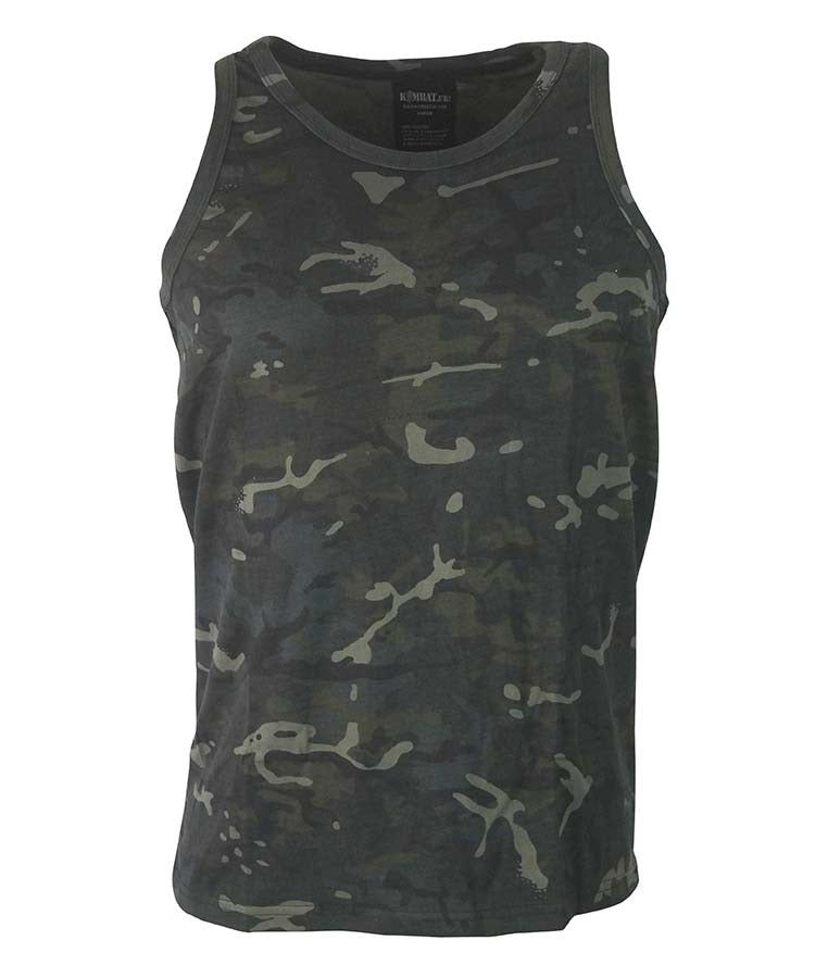 Kombat UK Vest Top - BTP Black