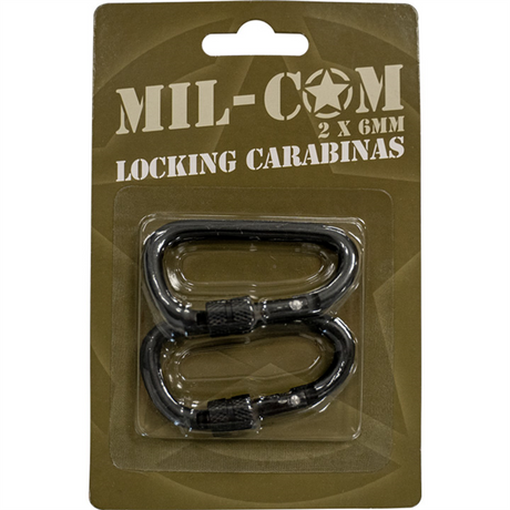 Web-Tex Warrior Locking Carabinas