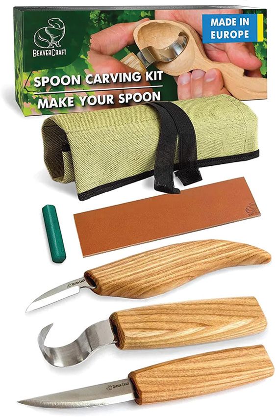 Beavercraft Extended Spoon Carving Set