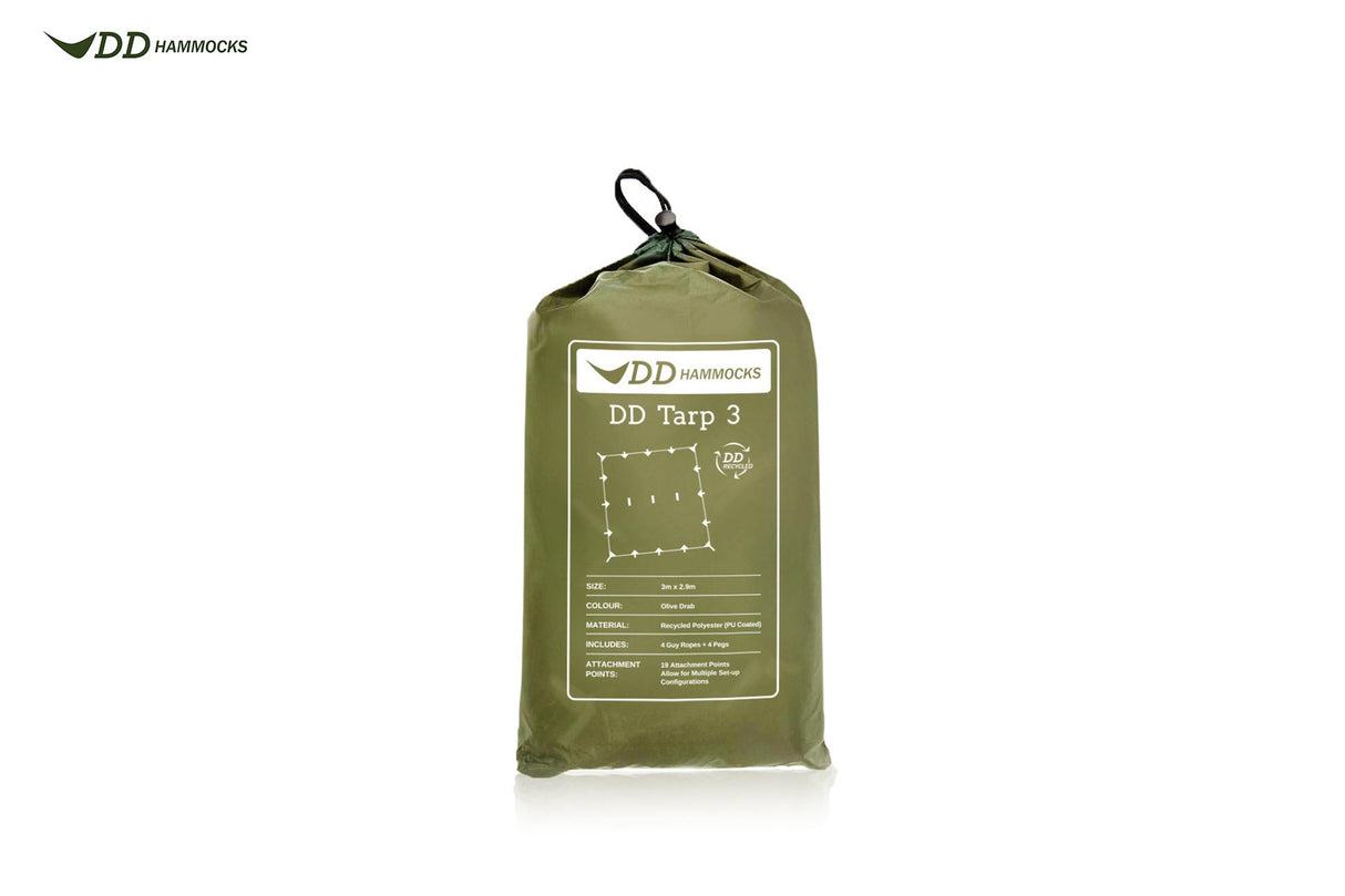DD Hammocks Recycled - Tarp 3 - Olive Drab