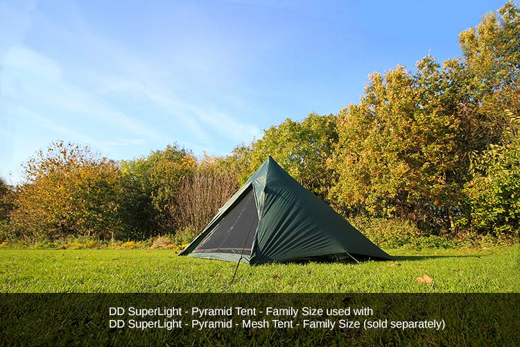 DD Hammocks SuperLight Pyramid Tent - Family Size