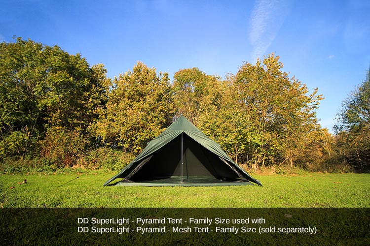 DD Hammocks SuperLight Pyramid Tent - Family Size