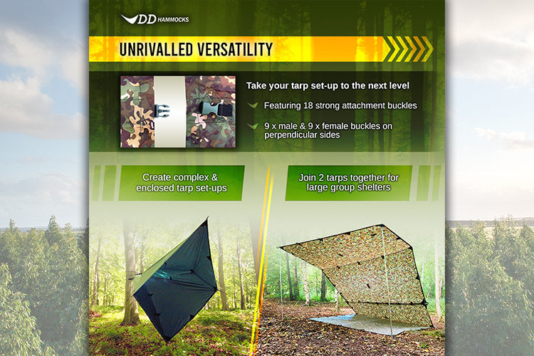 DD Hammocks Tarp 3x3 - PRO - Olive Green