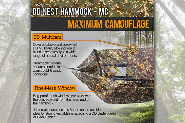 DD Hammocks Nest Hammock - Multicam