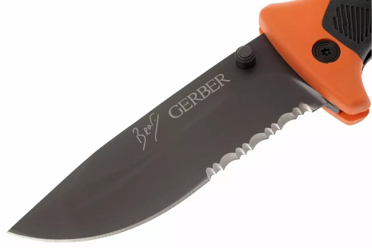 Gerber Bear Grylls Folding Pocket Knife With Sheath