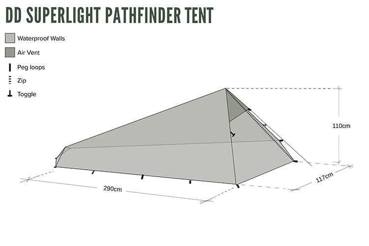 DD Hammocks SuperLight - Pathfinder Tent