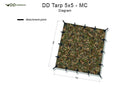 DD Hammocks Tarp 5x5m - Multicam