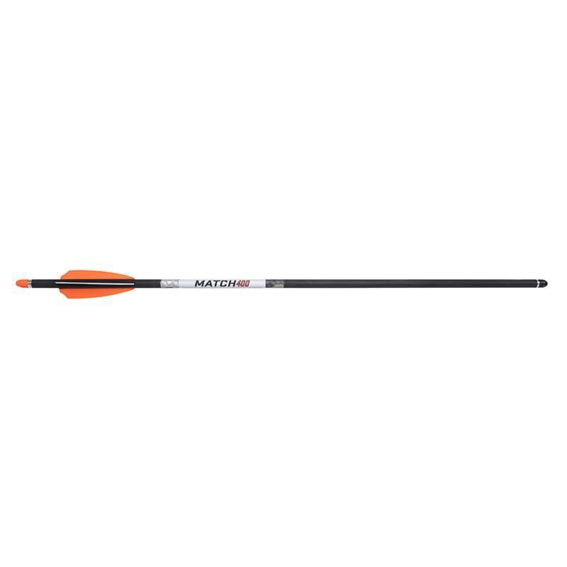 Wicked Ridge 20" Carbon Crossbow Bolts - Match 400 with Alpha-Blaze Lighted Nock .003"