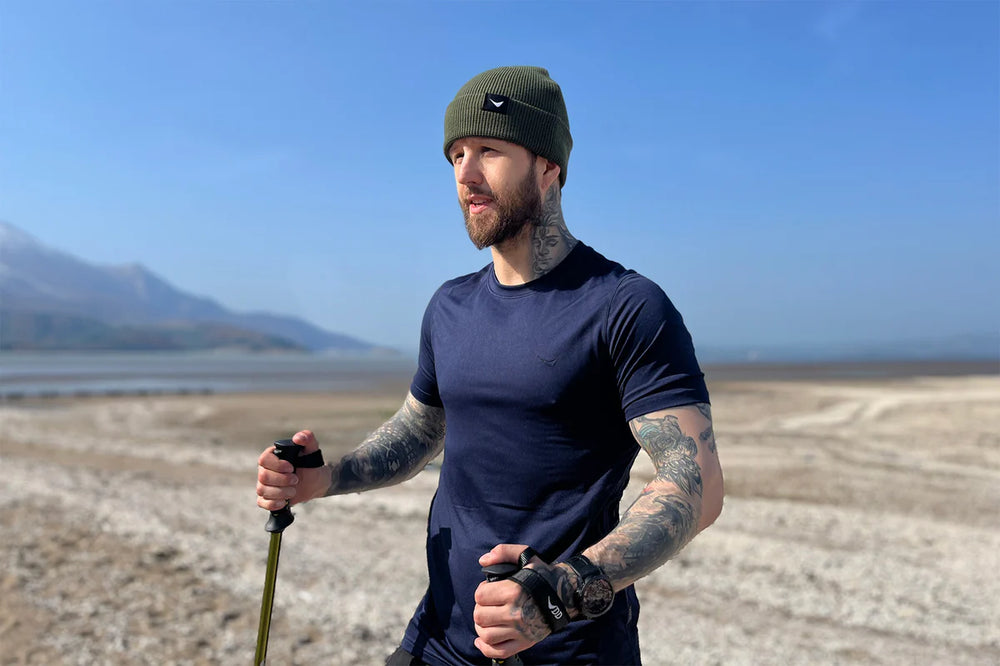 DD Hammocks Ascent Quick-Dry T-Shirt - Athletic Fit - Atlantic Blue