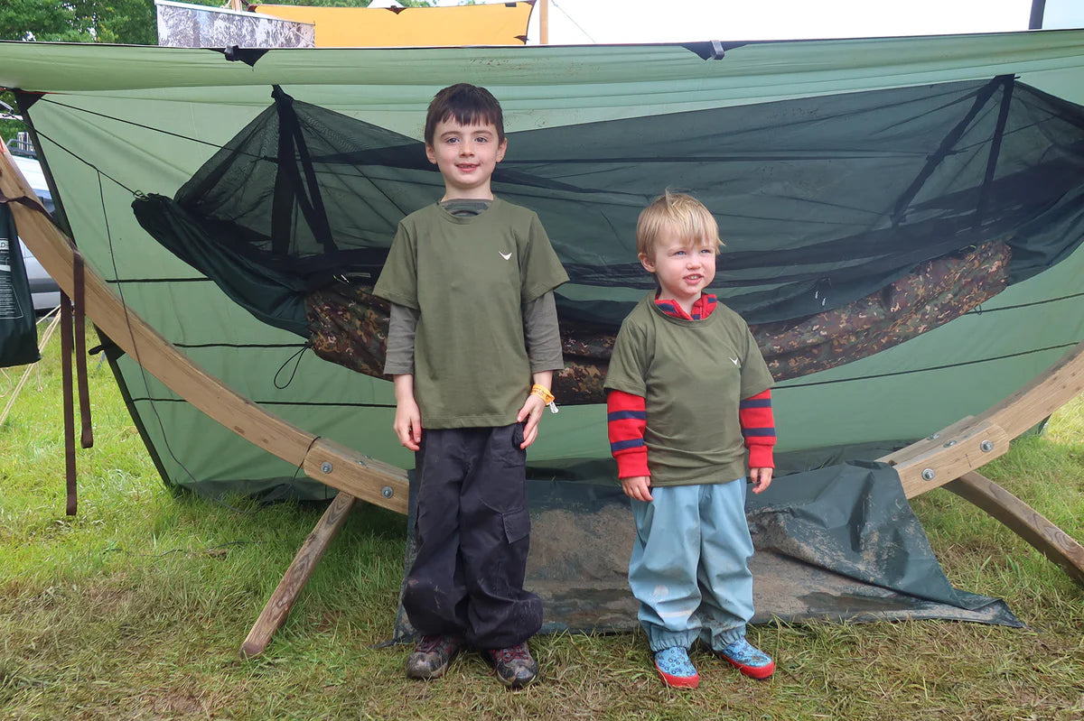 DD Hammocks Junior Icon T-Shirt - Dark Olive Green