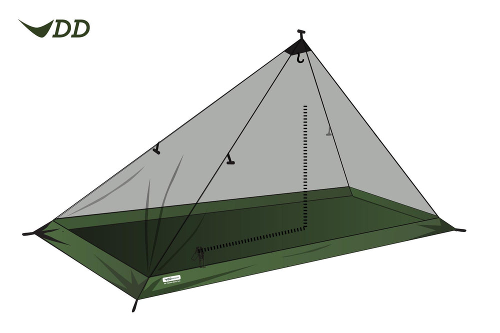 DD Hammocks SuperLight - Solo Mesh Tent