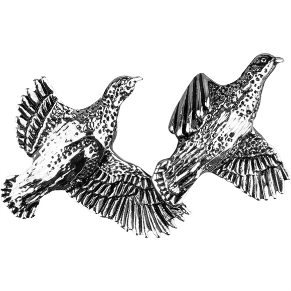 Jack Pyke Brace Of Partridge Pin Badge