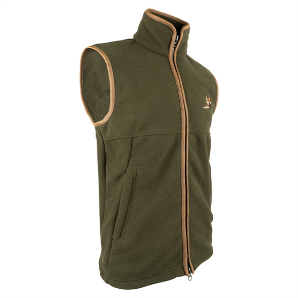 Jack Pyke Countryman Pheasant Fleece Gilet - Dark Olive