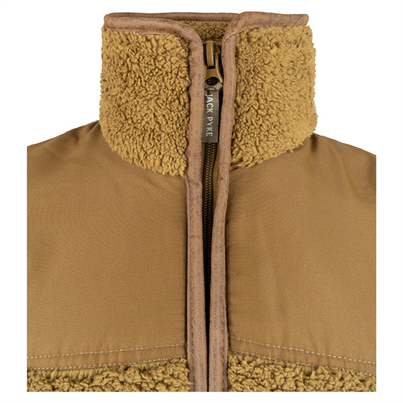 Jack Pyke Sherpa Fleece Gilet - Camel
