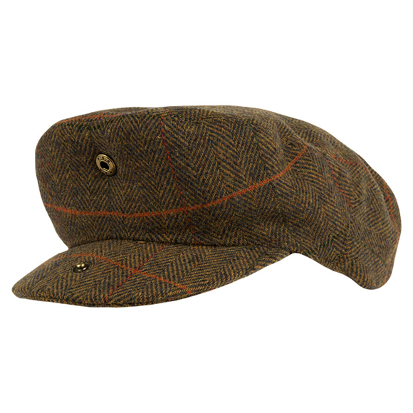 Jack Pyke Wool Blend Flat Cap - Brown