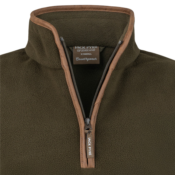 Jack Pyke Ladies Fleece Pullover - Dark Olive