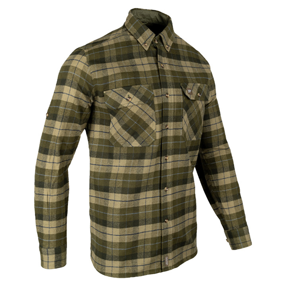 Jack Pyke Bleasdale Heavy Flannel Shirt - Green