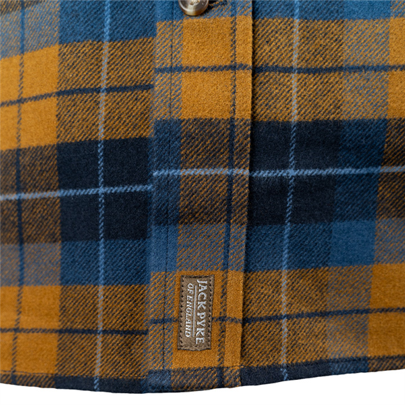 Jack Pyke Bleasdale Heavy Flannel Shirt - Navy
