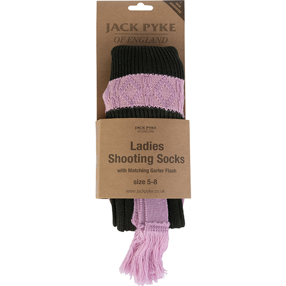 Jack Pyke Ladies Shooting Socks - Pink