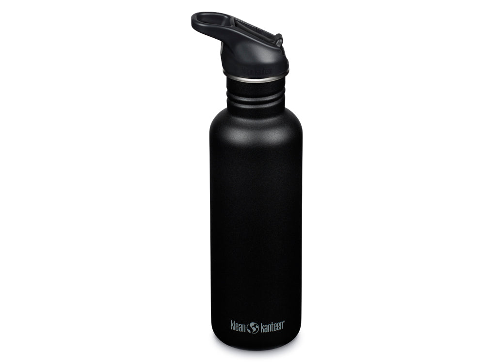 Klean Kanteen 800ml Classic Water Bottle with Flip Seal Sport Cap