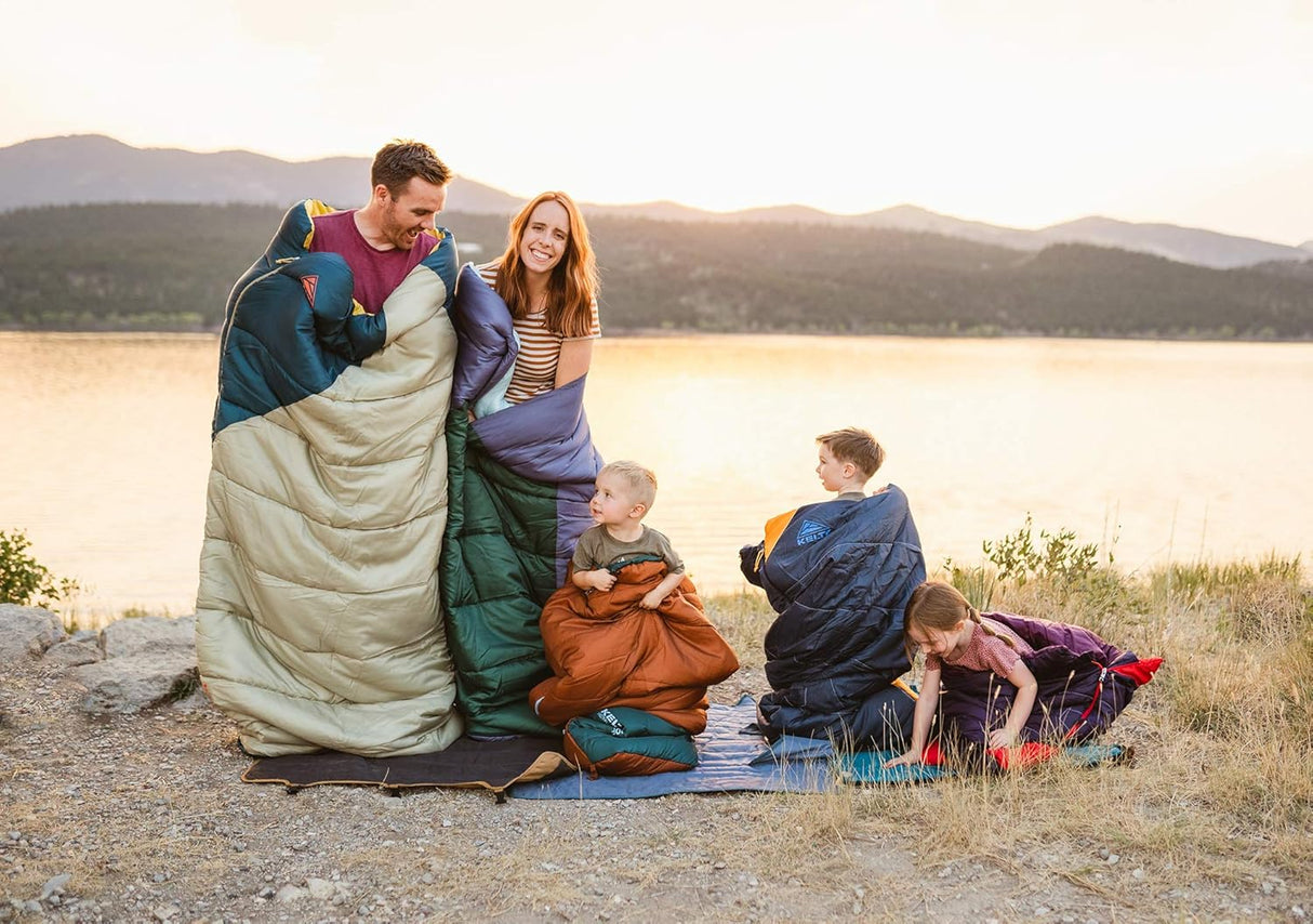 Kelty Catena 30 Deg RH Sleeping Bag - Regular - Elm/Reflecting Pond