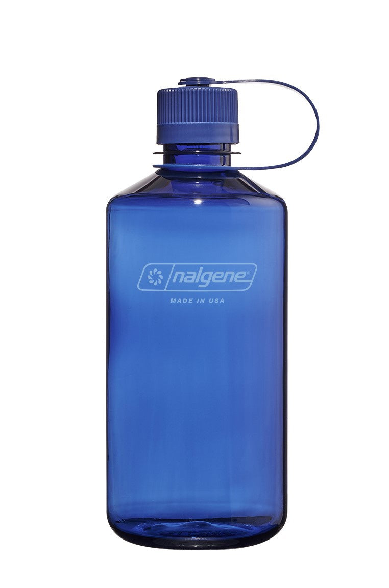 Nalgene 32oz / 1L Sustain Narrow Mouth Bottle - Monochrome Denim