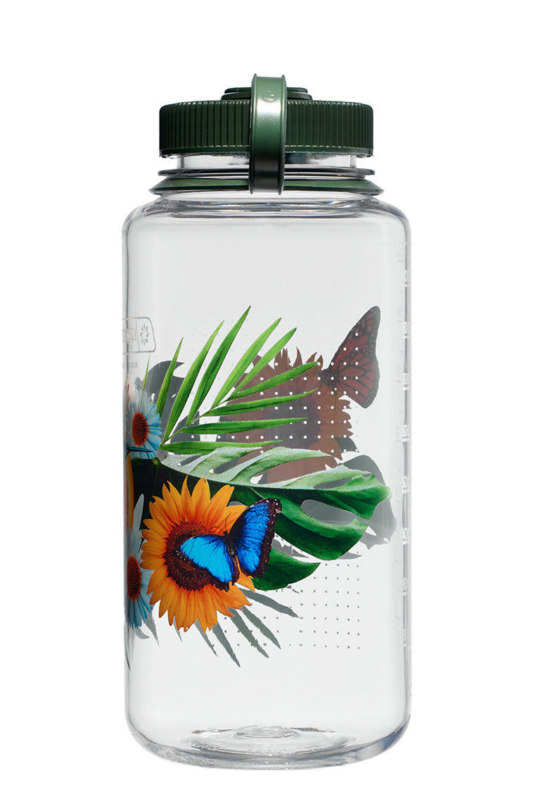 Nalgene 32oz / 1L Sustain Wide Mouth Bottle -Citrus Humming Bird