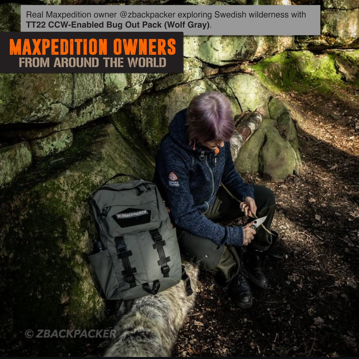 Maxpedition TT22 Backpack 22L Dark Blue Backpack