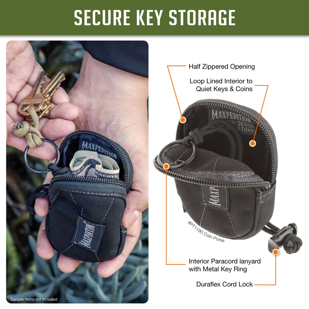 Maxpedition Coin Purse Black