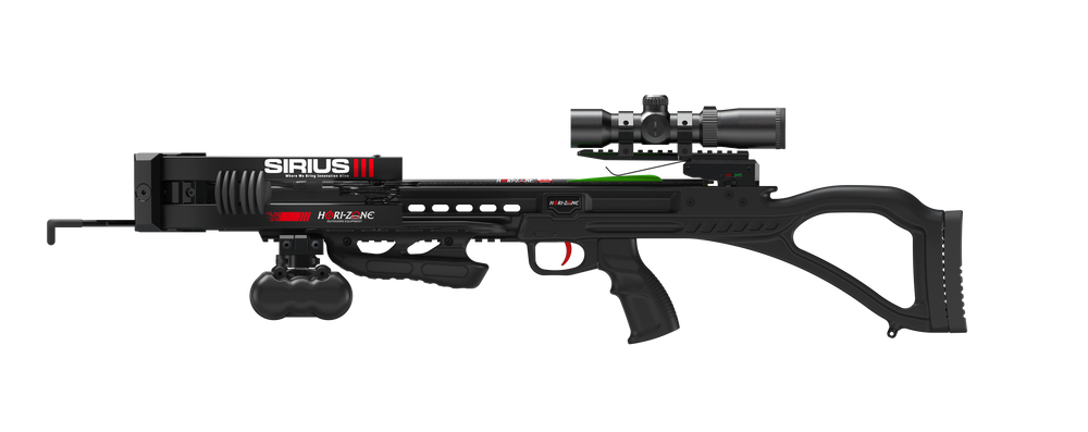 Hori-Zone Sirius 3 195lb Compound Crossbow Deluxe Kit - Black