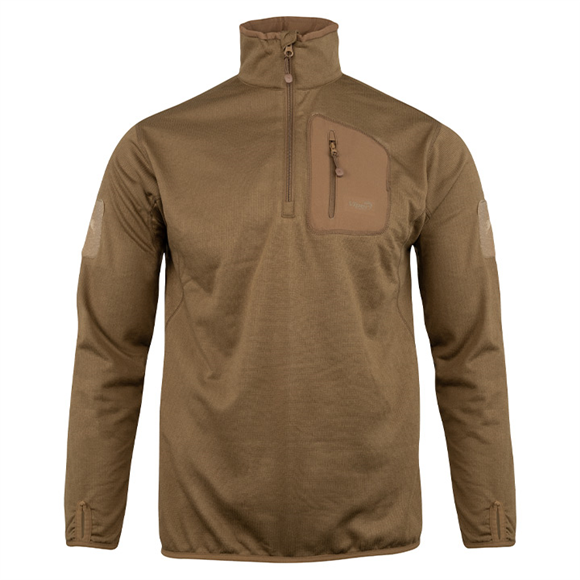 Viper Technical Mid Layer Fleece Top - Coyote