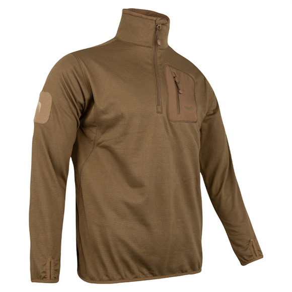 Viper Technical Mid Layer Fleece Top - Coyote