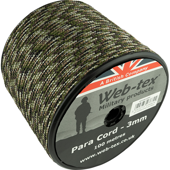 Web-Tex Paracord Reel - 100M