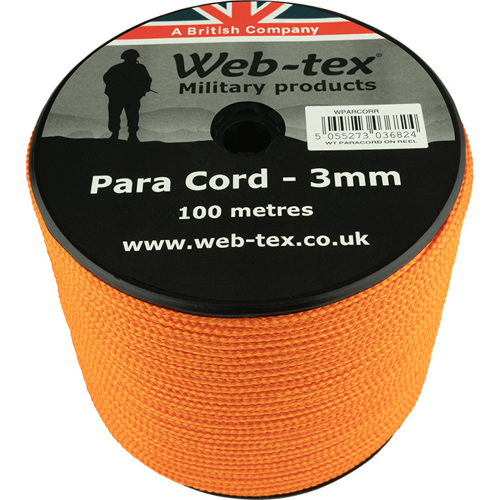 Web-Tex Paracord Reel - 100M