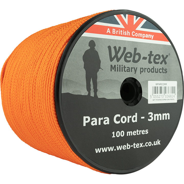 Web-Tex Paracord Reel - 100M