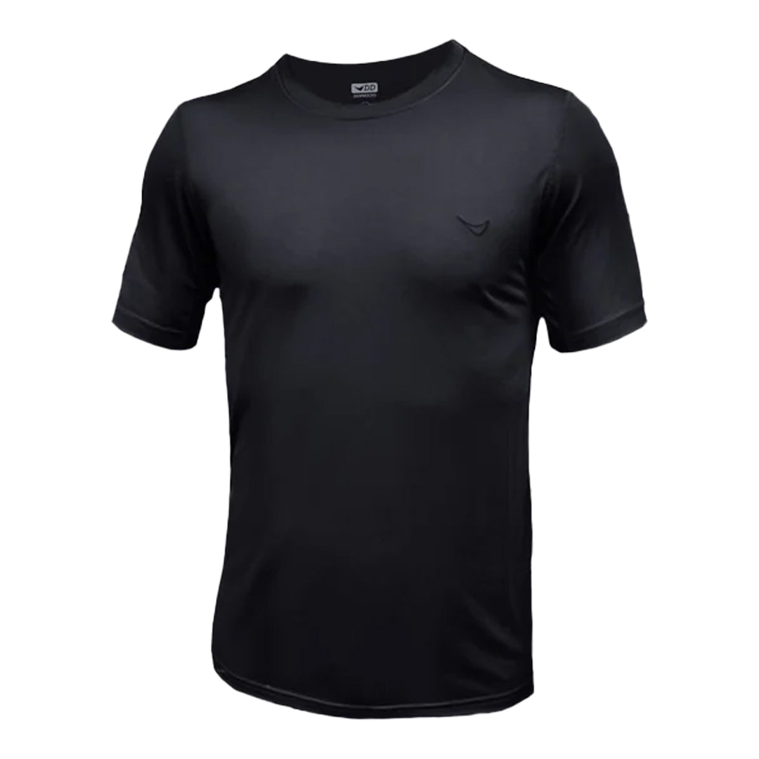 DD Hammocks Ascent Quick-Dry Black T-Shirt - Athletic Fit