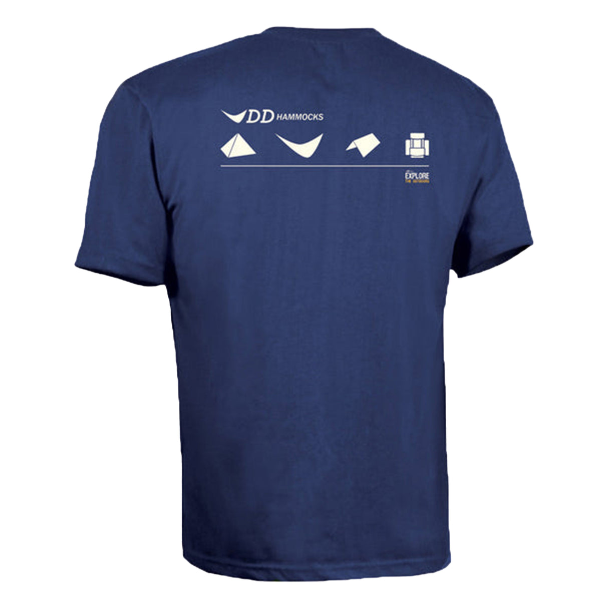 DD Hammocks Men's Icon T-Shirt - Athletic Fit - Atlantic Blue