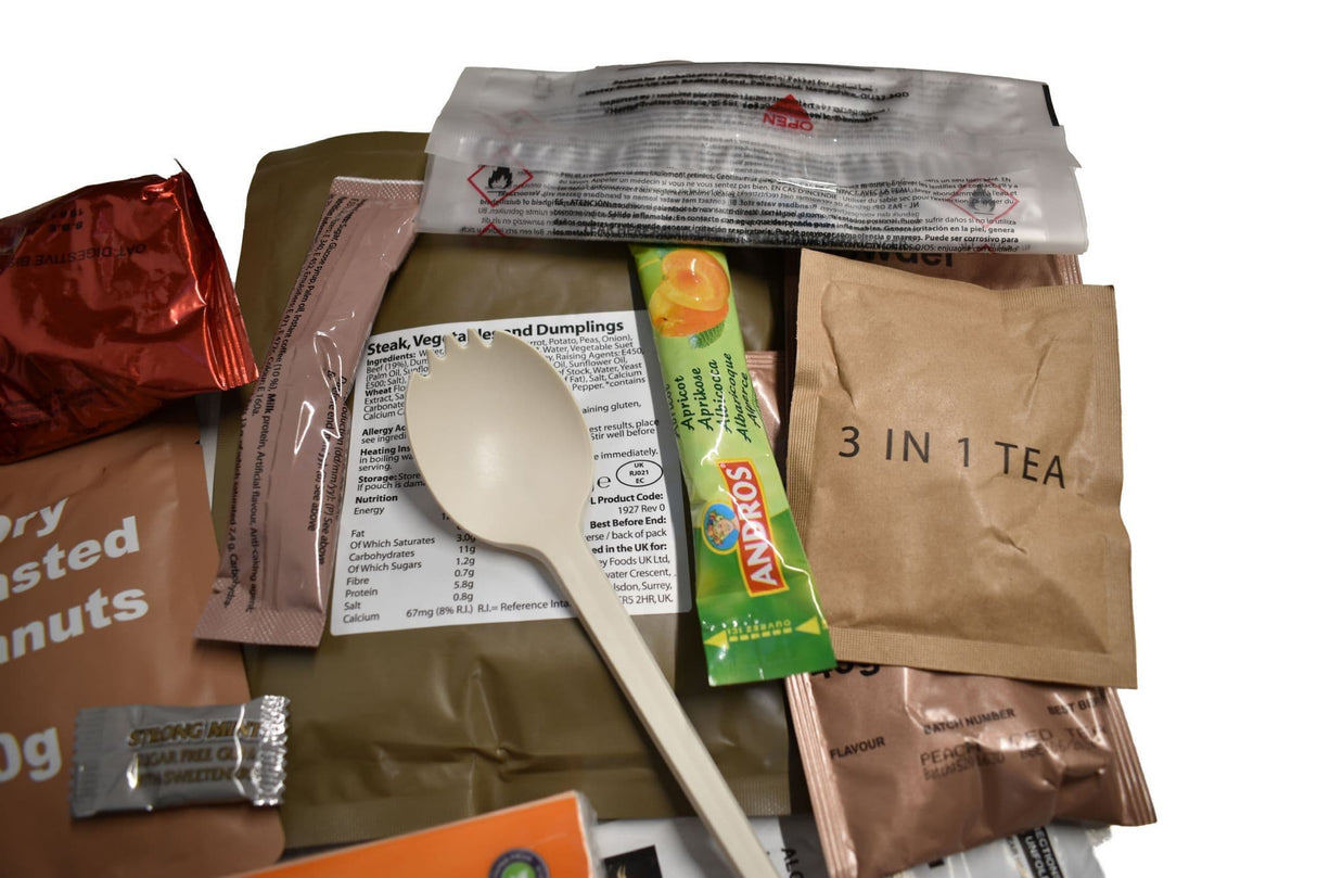 British Military 12 Hour Day Ration Pack - Random Menu