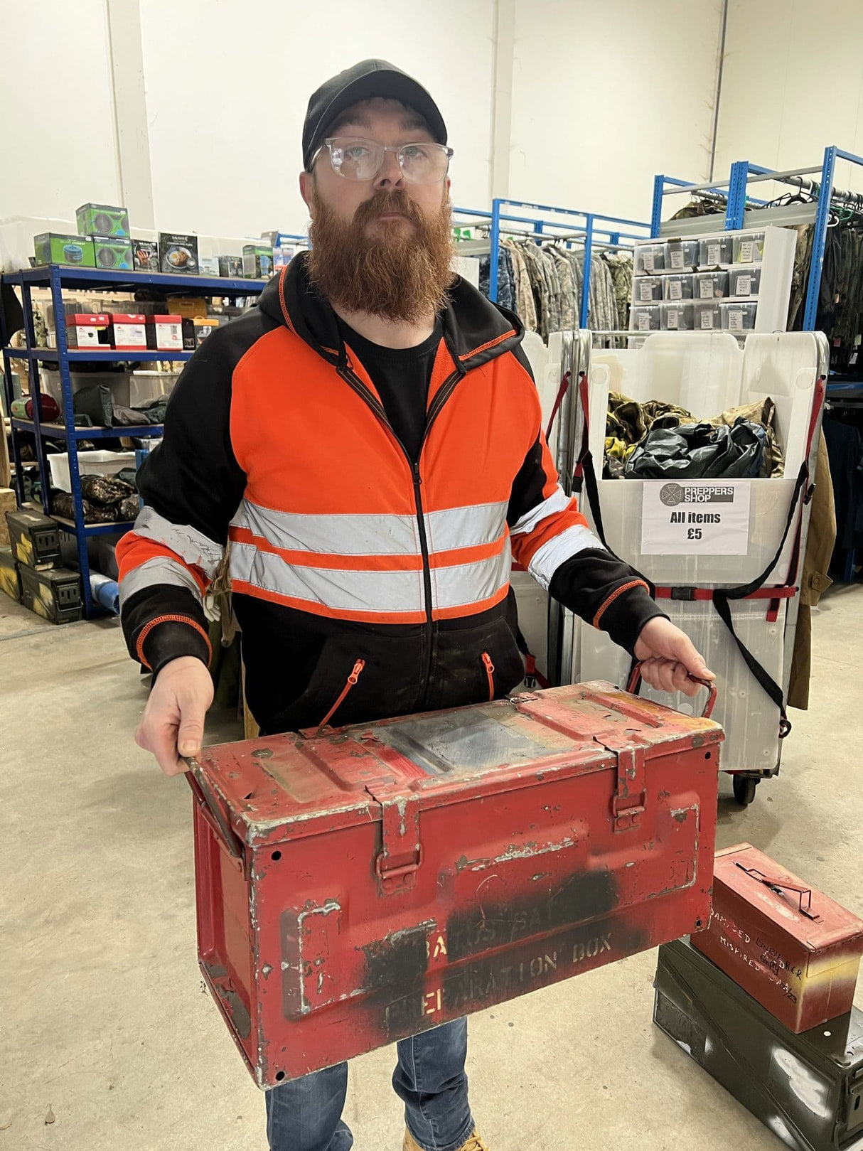 British Military B192 MK1 81 Mortar Large Ammo Box