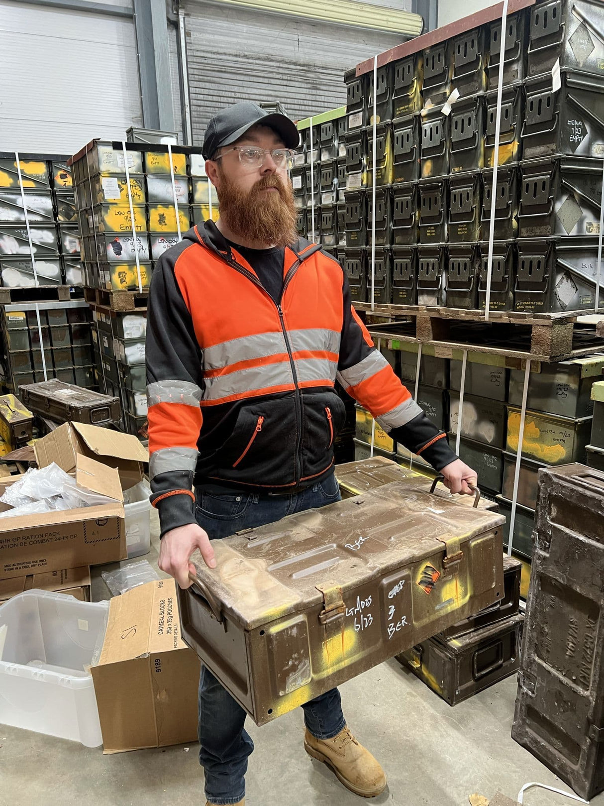 British Military C374 Large Metal Ammo Box