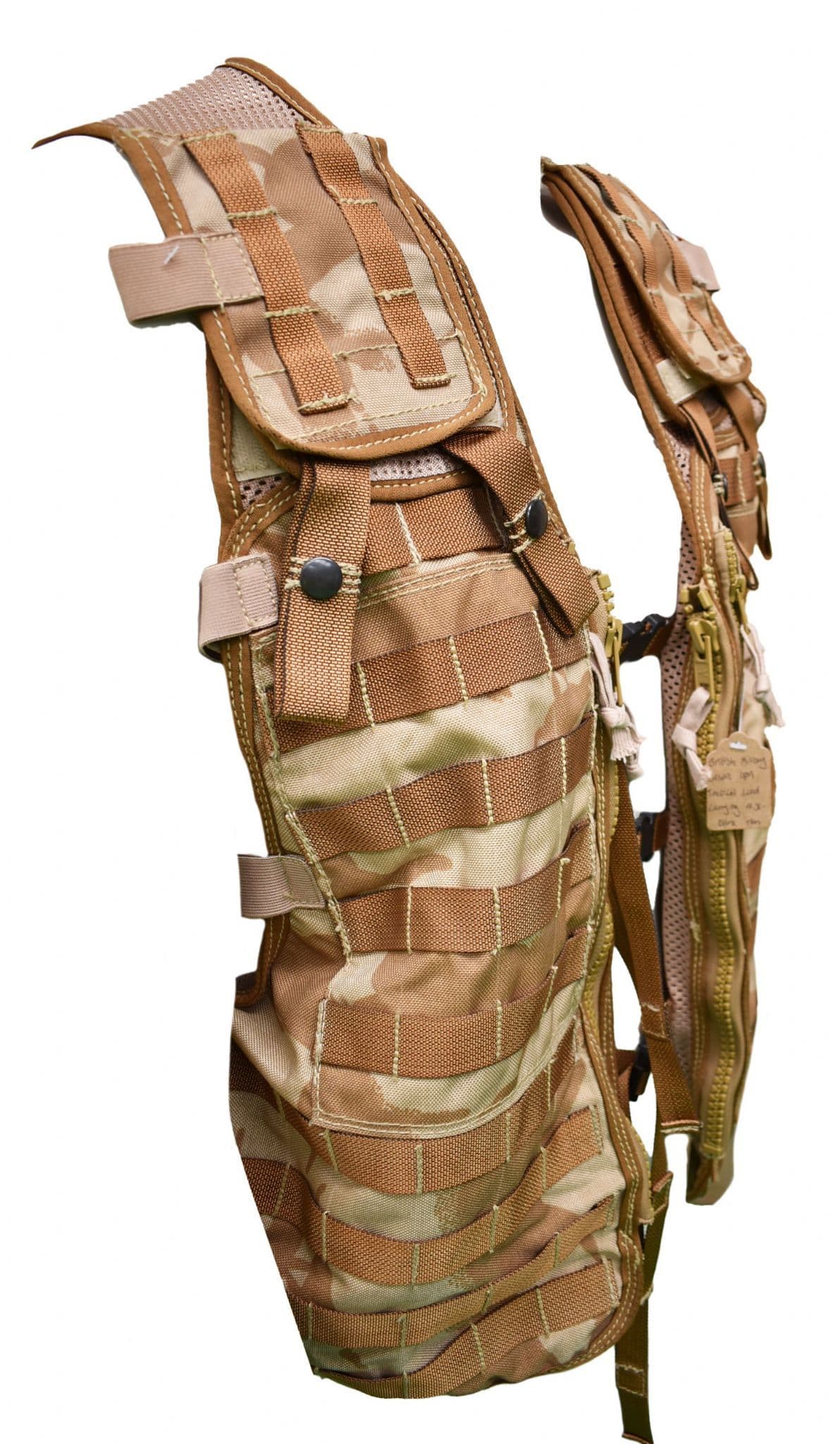 British Military Desert DPM Tactical Load Carrying Vest - Dark Tan