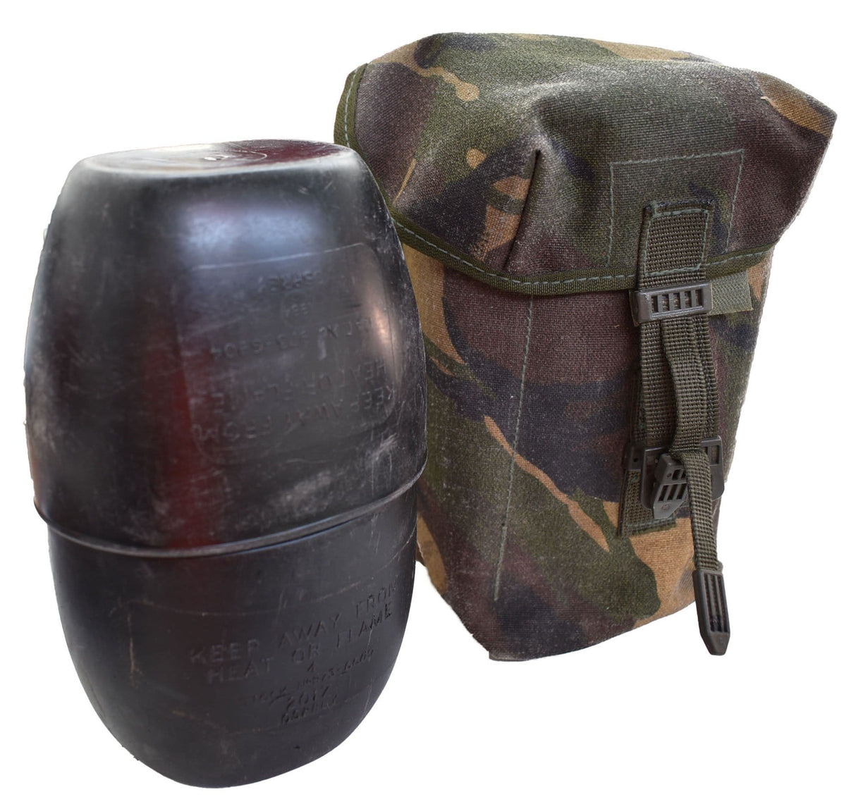 British Military DPM Water Canteen Carrier With 58 Pattern Bottle & Cup - PLCE