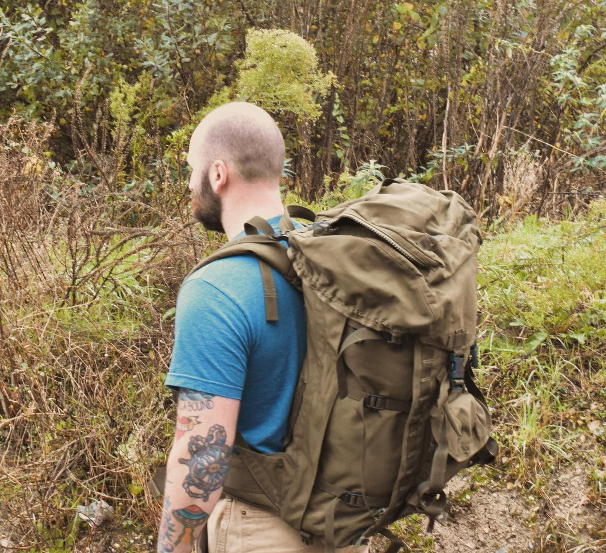 British Military Infantry Bergen Rucksack - Olive Green